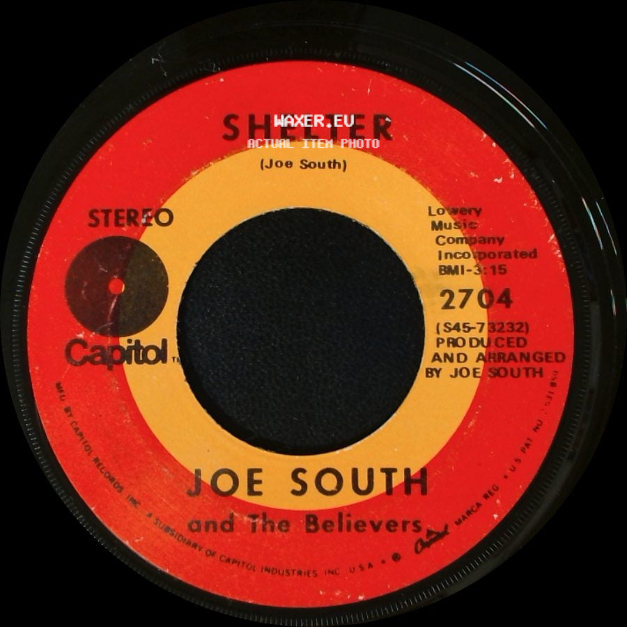 Joe South And The Believers - Walk A Mile In My Shoes / Shelter side B