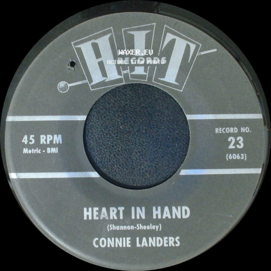 Harvey Frolic / Connie Landers - Things / Heart In Hand side B
