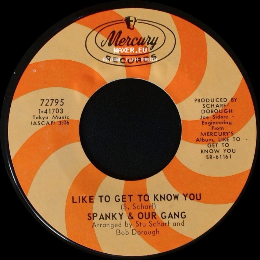 Spanky & Our Gang - Like To Get To Know You / Three Ways From Tomorrow side A