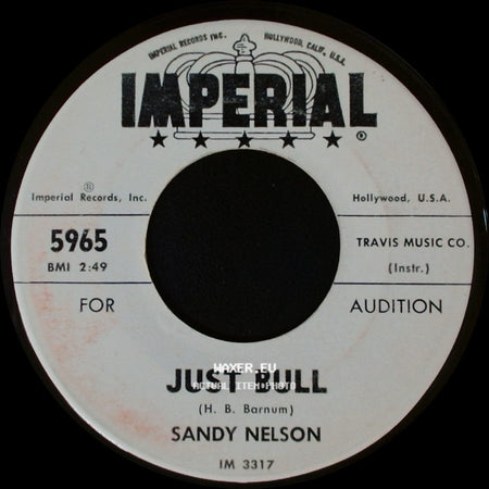 Sandy Nelson - Here We Go / Just Bull side B