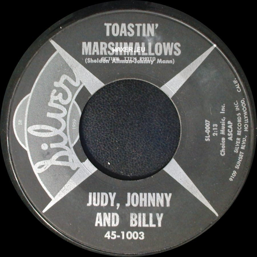 Judy, Johnny And Billy - Toastin' Marshmallows / Beautiful Brown Eyes side A