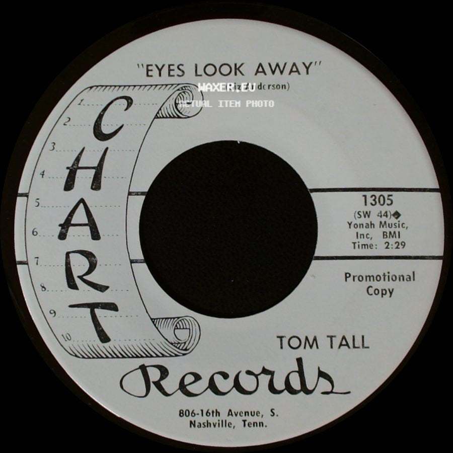 Tom Tall - Hill Above The City / Eyes Look Away side B