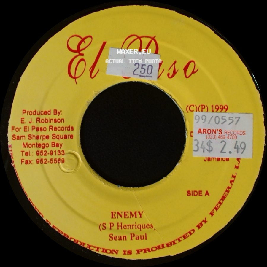 Sean Paul - Enemy / Version "Thugs" side A
