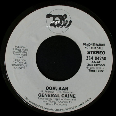 General Caine - Ooh, Aah / Ooh, Aah side A