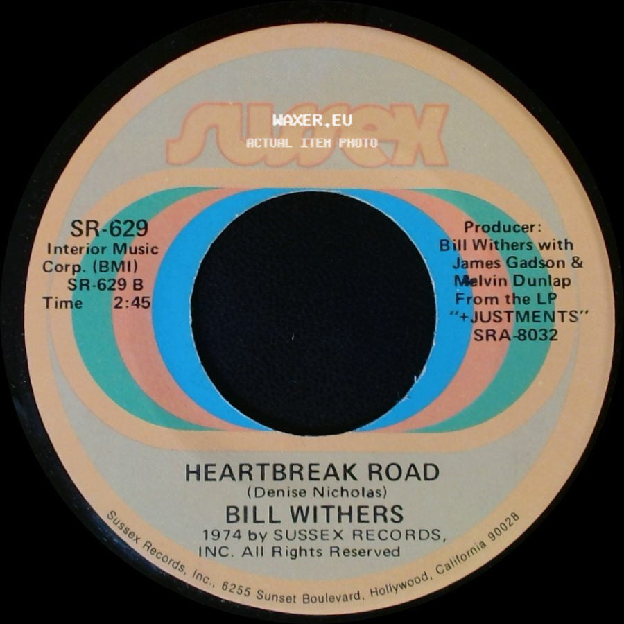 Bill Withers - Heartbreak Road / Ruby Lee side A