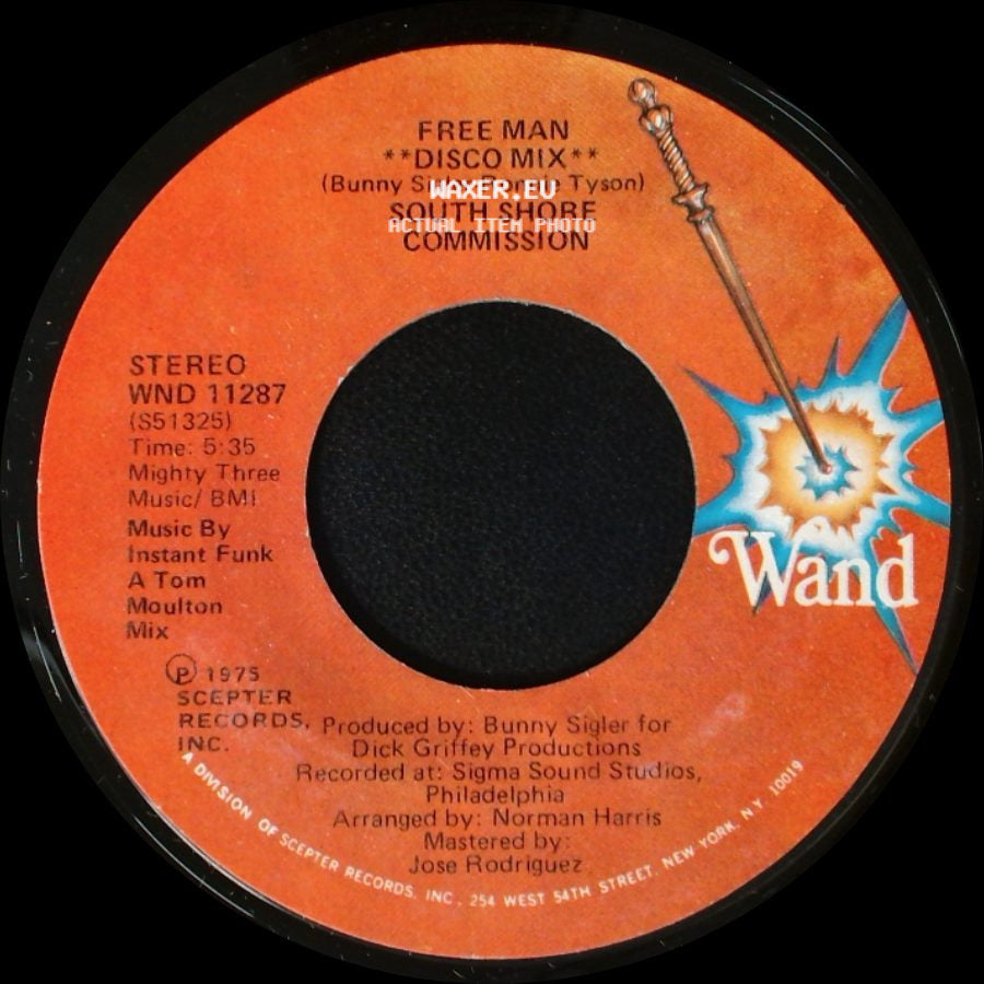 South Shore Commission - Free Man / Free Man **Disco Mix** side B