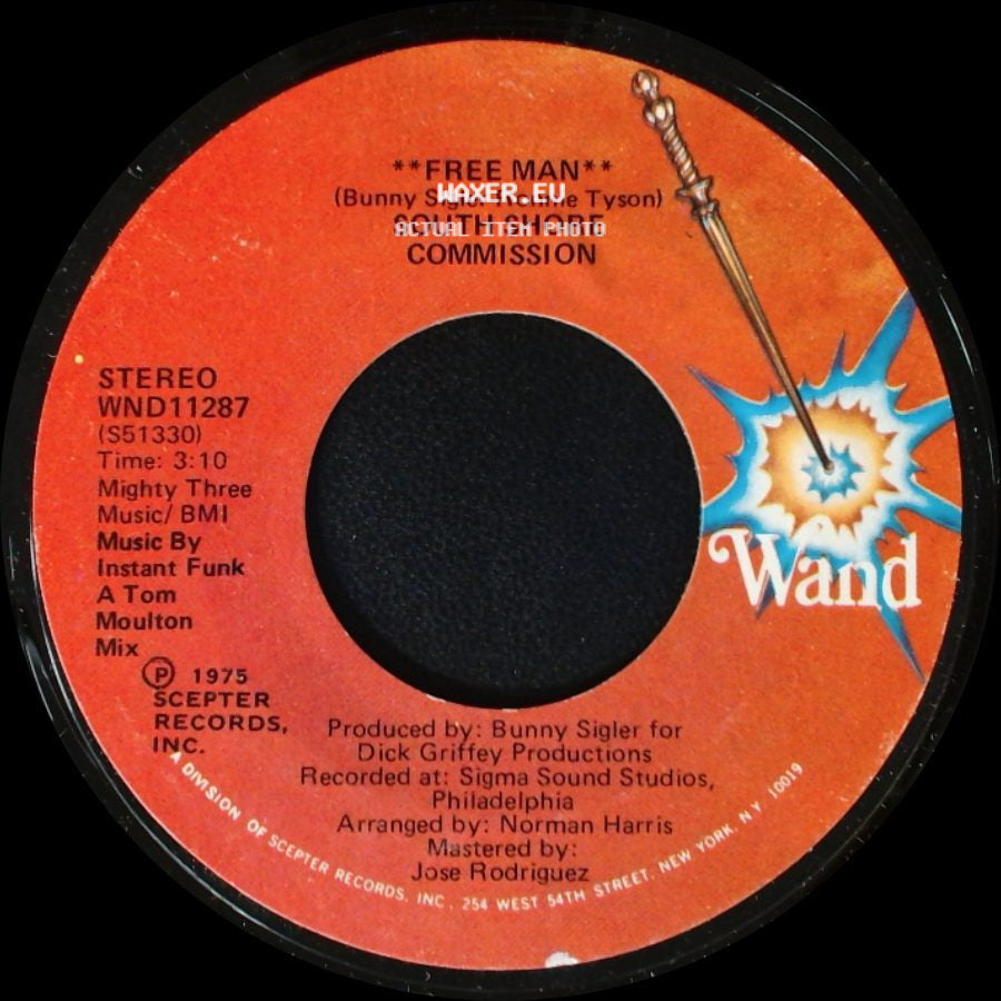 South Shore Commission - Free Man / Free Man **Disco Mix** side A
