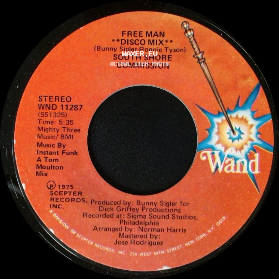 South Shore Commission - Free Man / Free Man **Disco Mix** side B