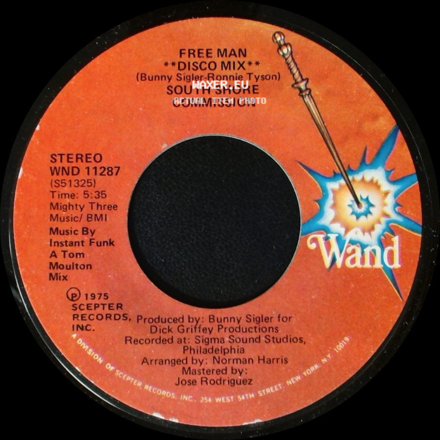 South Shore Commission - Free Man / Free Man **Disco Mix** side B