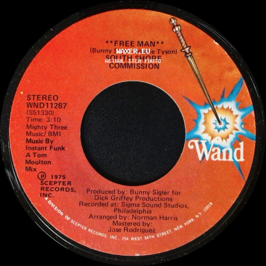 South Shore Commission - Free Man / Free Man **Disco Mix** side A