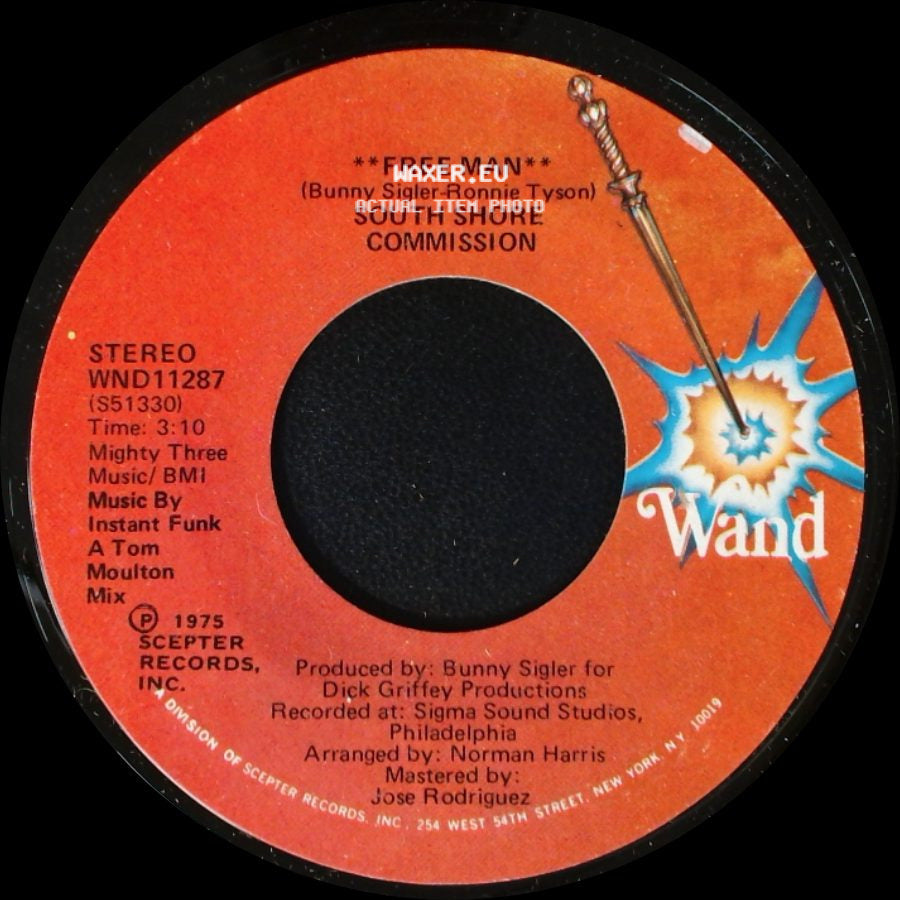 South Shore Commission - Free Man / Free Man **Disco Mix** side A