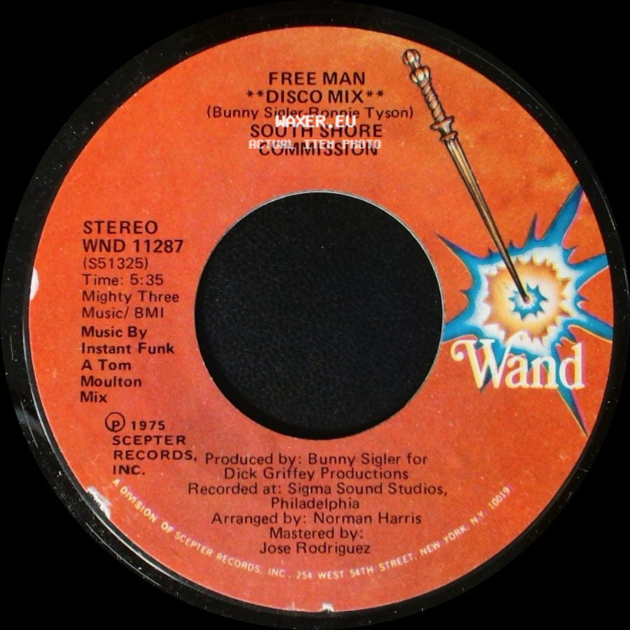 South Shore Commission - Free Man / Free Man **Disco Mix** side B