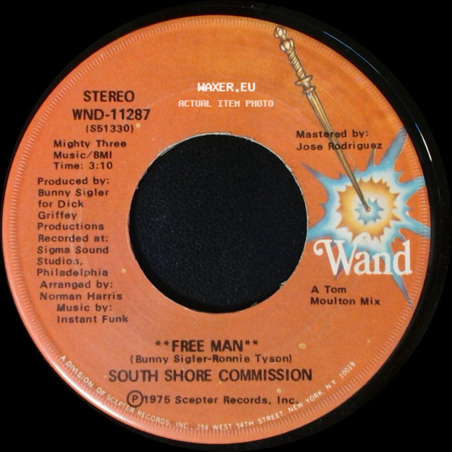 South Shore Commission - Free Man **Disco Mix** / Free Man side B
