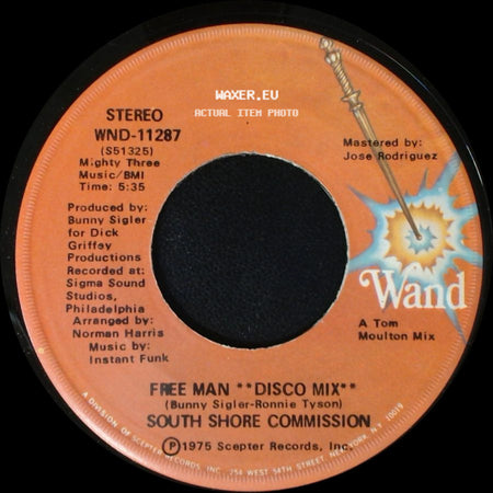 South Shore Commission - Free Man **Disco Mix** / Free Man side A