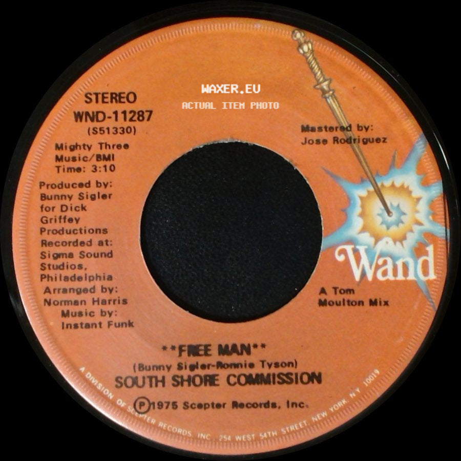 South Shore Commission - Free Man **Disco Mix** / Free Man side B