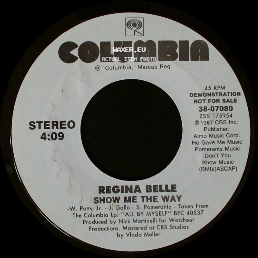 Regina Belle - Show Me The Way / Show Me The Way side A