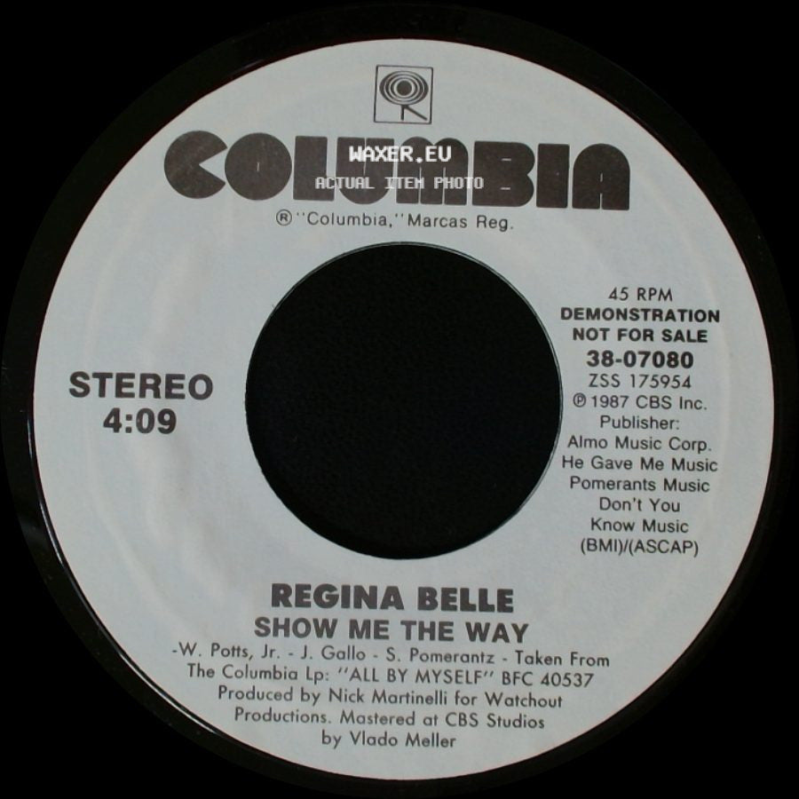 Regina Belle - Show Me The Way / Show Me The Way side B