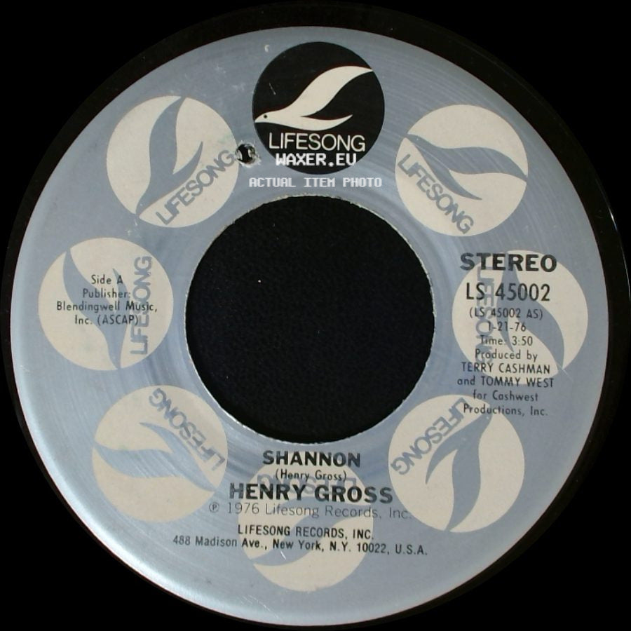 Henry Gross - Shannon / Pokey side A