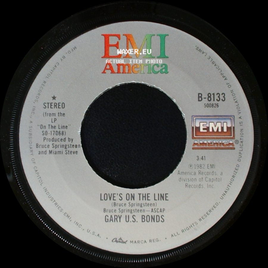 Gary U.S. Bonds - Way Back When / Love's On The Line side B