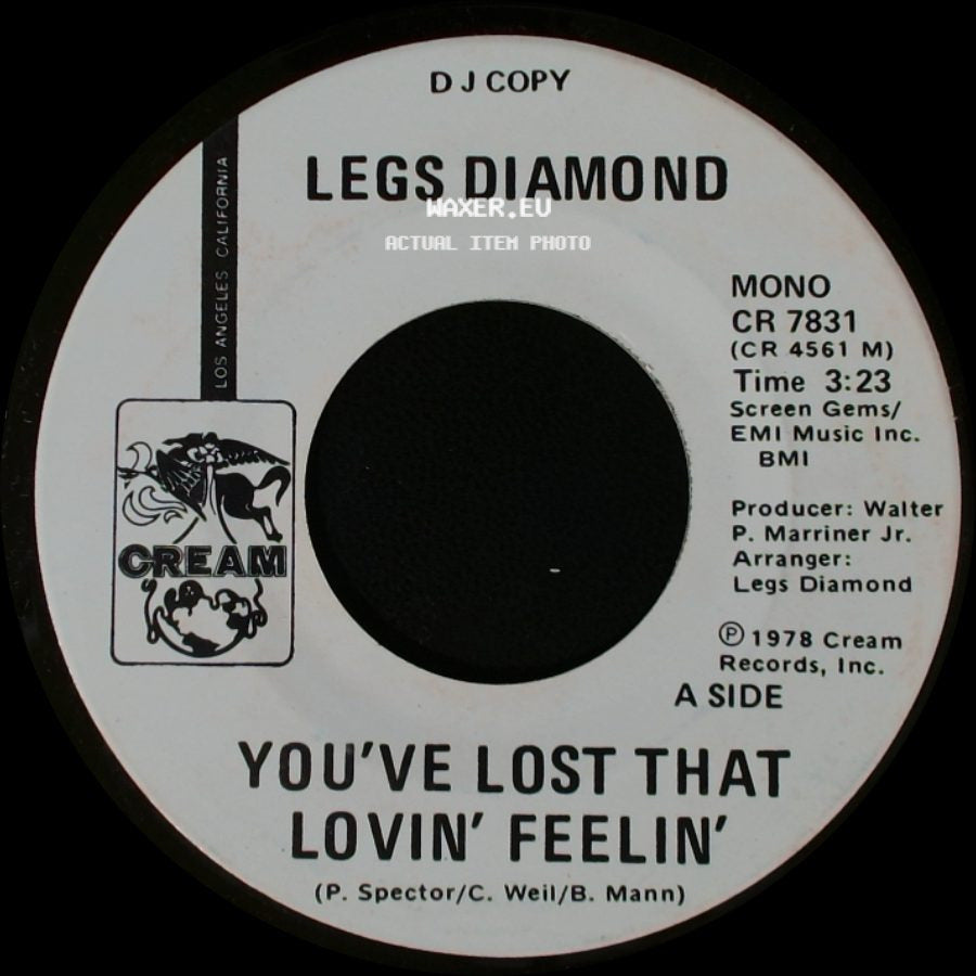 Legs Diamond - You've Lost That Lovin' Feelin' / You've Lost That Lovin' Feelin' side A