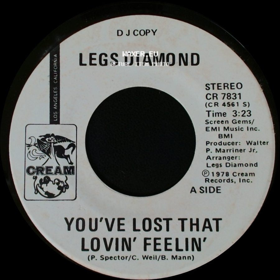 Legs Diamond - You've Lost That Lovin' Feelin' / You've Lost That Lovin' Feelin' side B