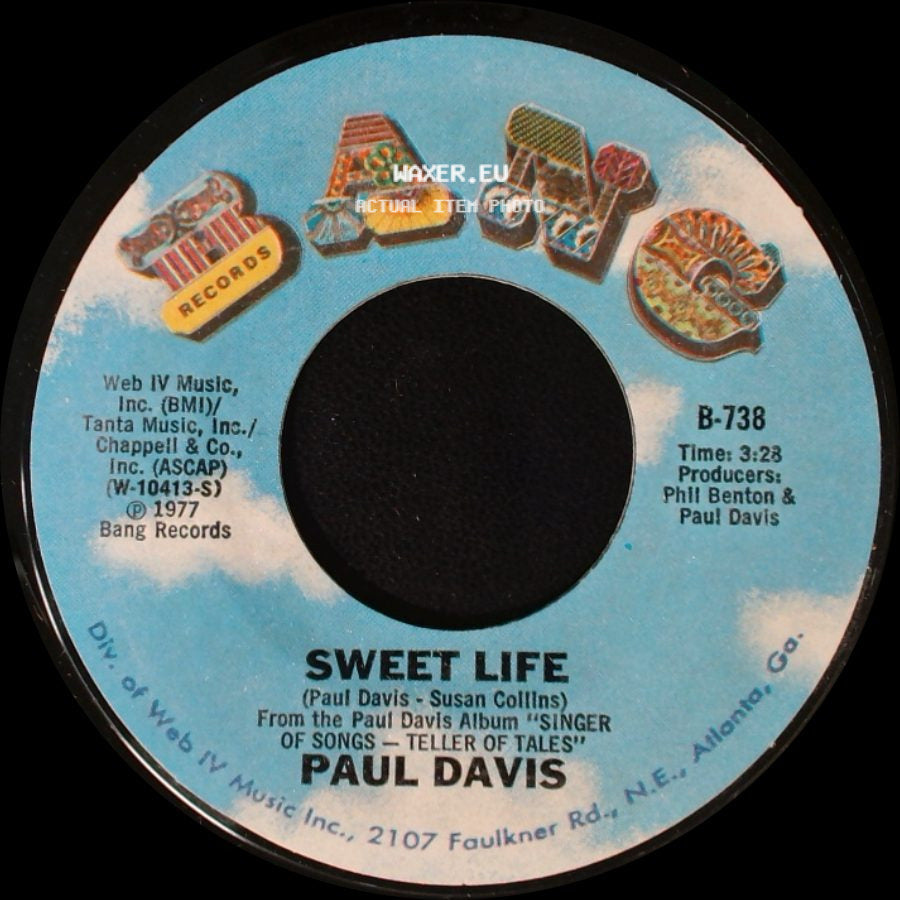 Paul Davis - Bad Dream / Sweet Life side B