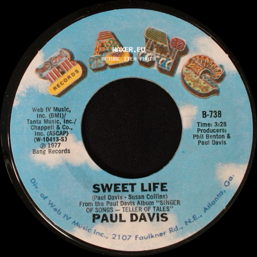 Paul Davis - Bad Dream / Sweet Life side B