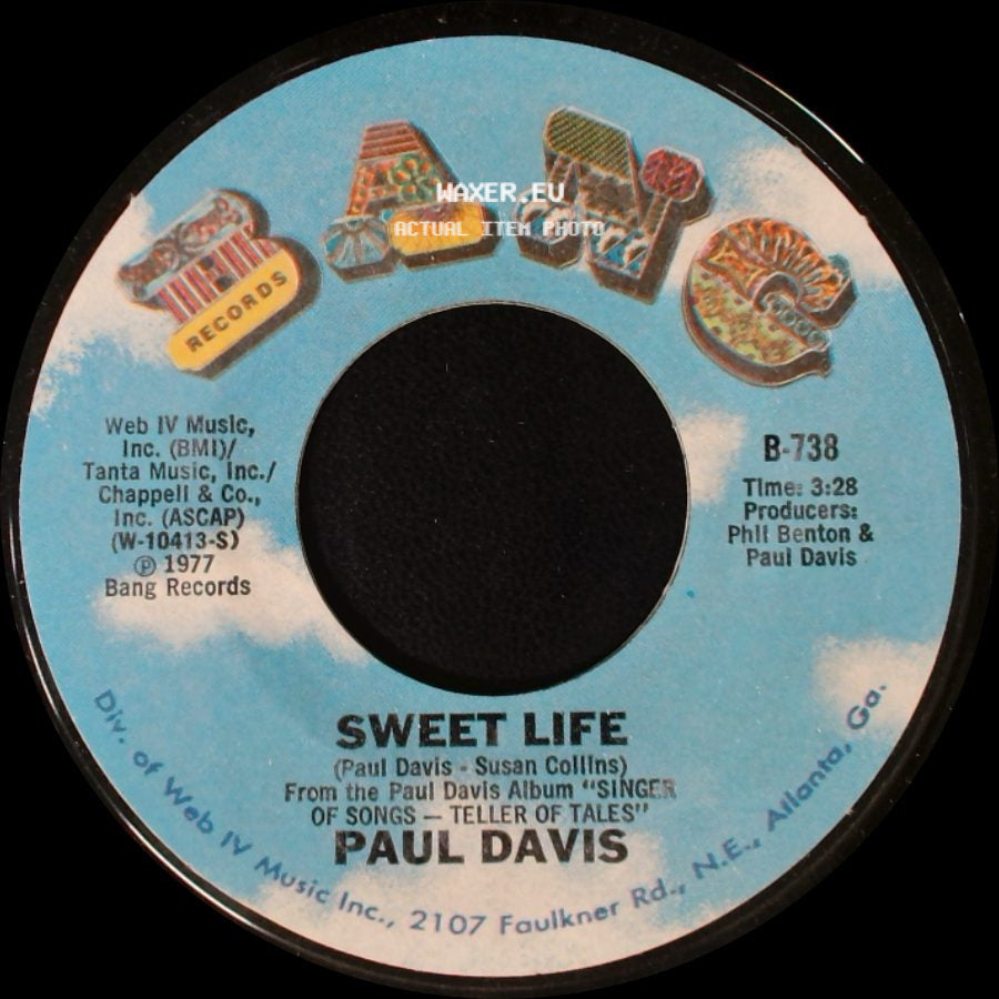 Paul Davis - Sweet Life / Bad Dream side A