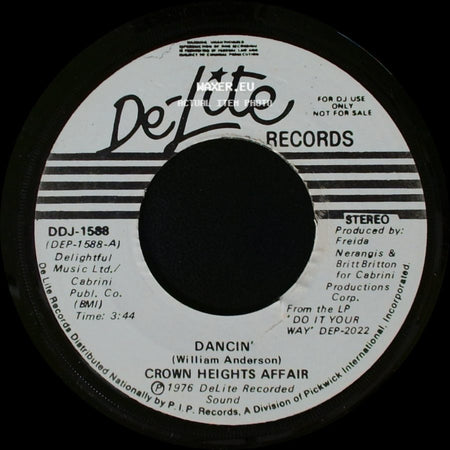 Crown Heights Affair - Dancin' / Dancin' side B
