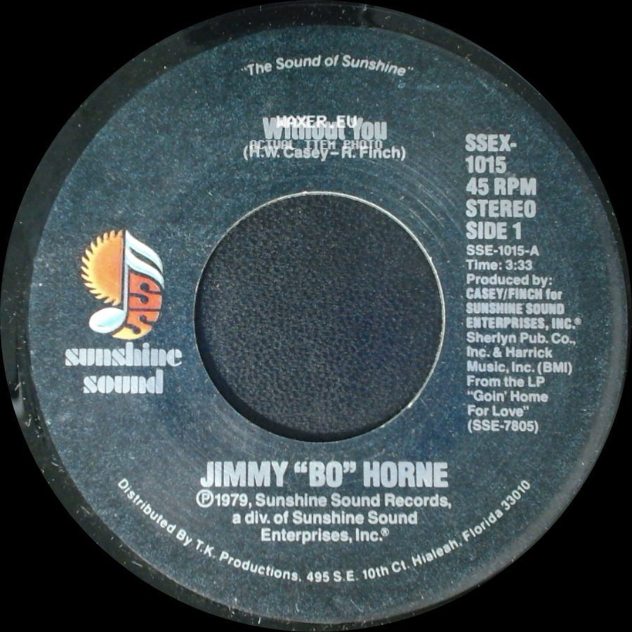 Jimmy "Bo" Horne - Without You / Goin' Home For Love side A