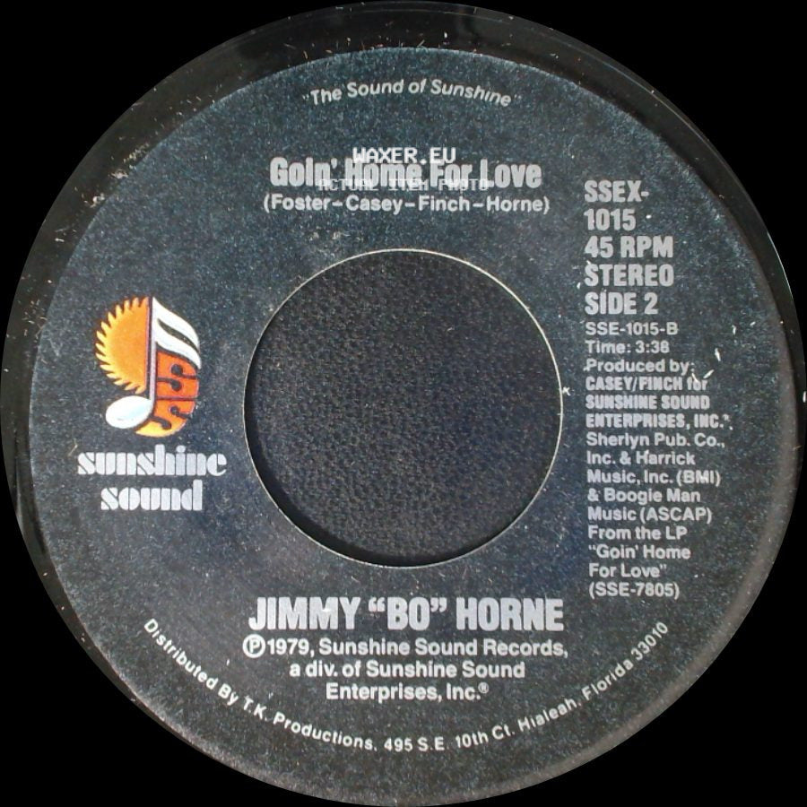Jimmy "Bo" Horne - Without You / Goin' Home For Love side B