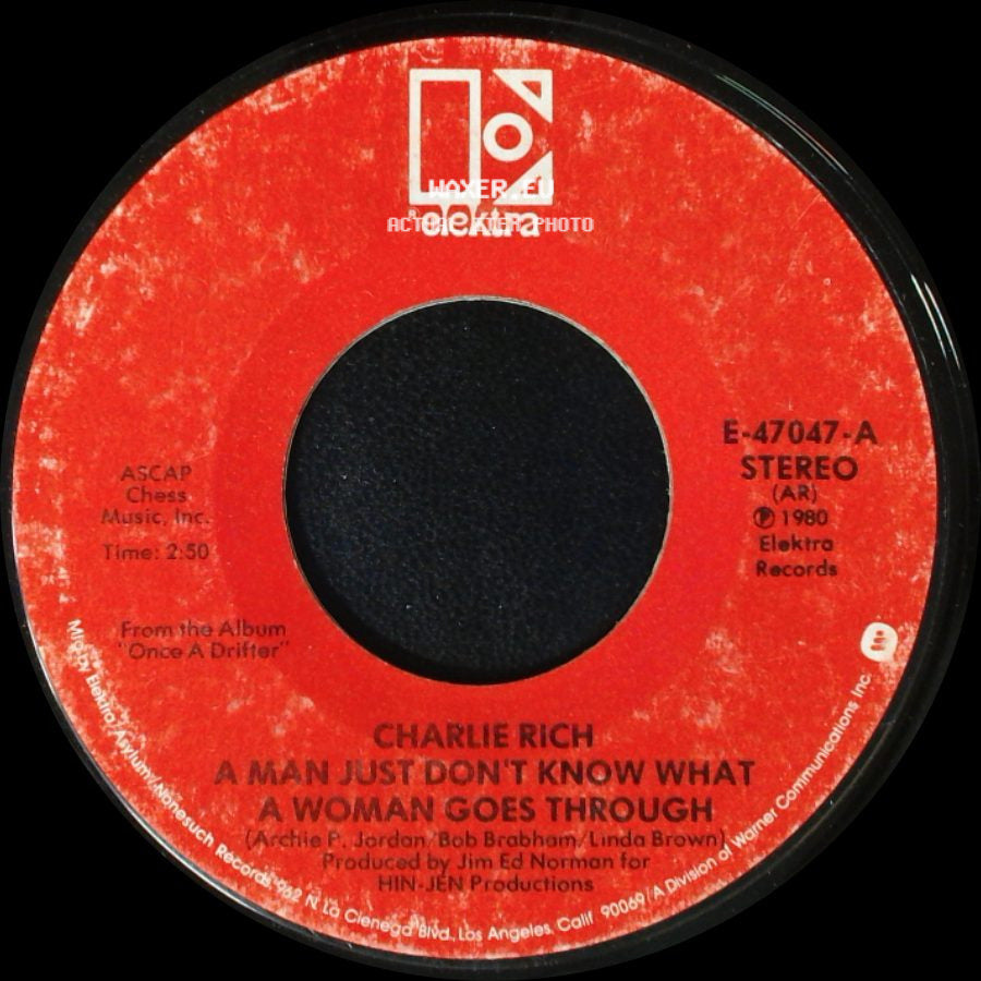 Charlie Rich - A Man Just Don't Know What A Woman Goes Through / Marie side A