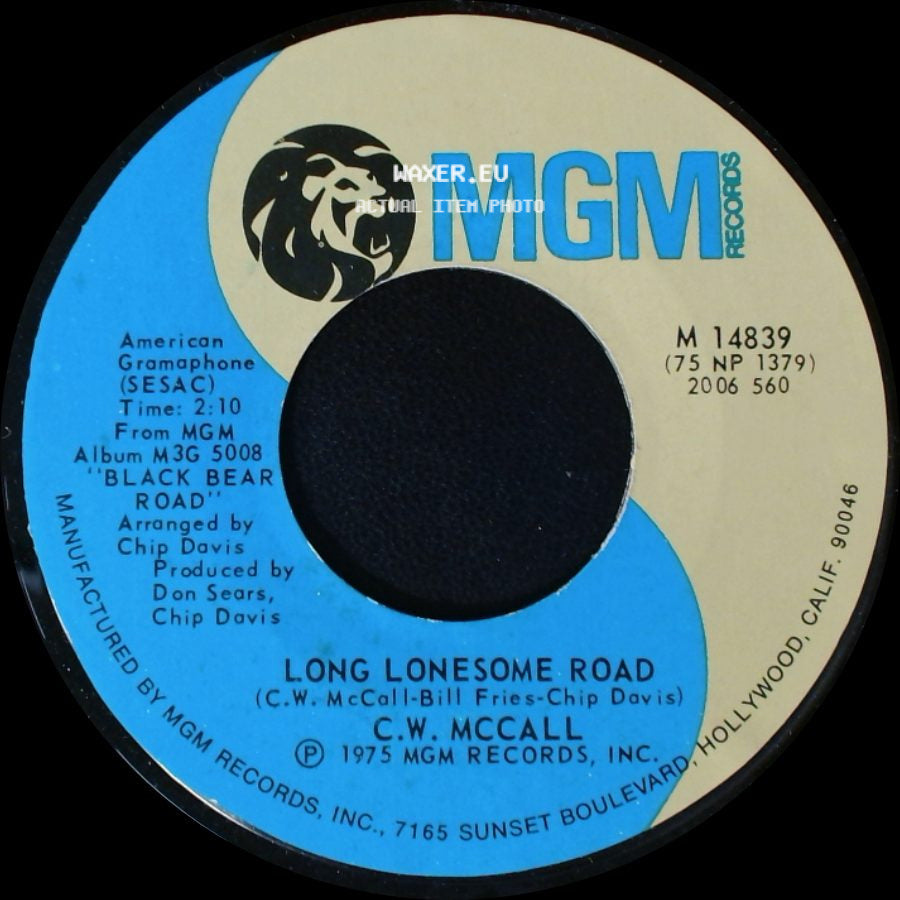 C.W. Mccall - Long Lonesome Road / Convoy side A