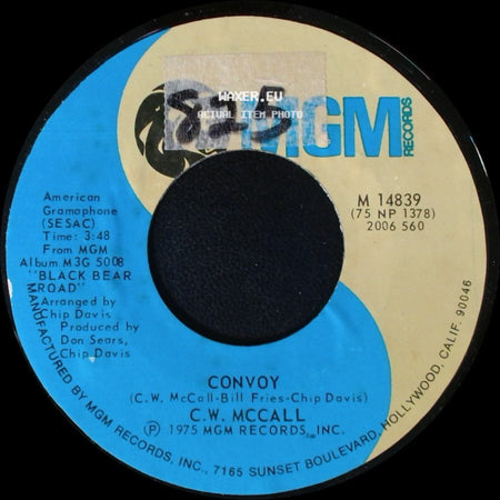 C.W. Mccall - Long Lonesome Road / Convoy side B