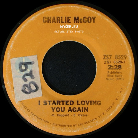 Charlie Mccoy - The Real Mccoy / I Started Loving You Again side B