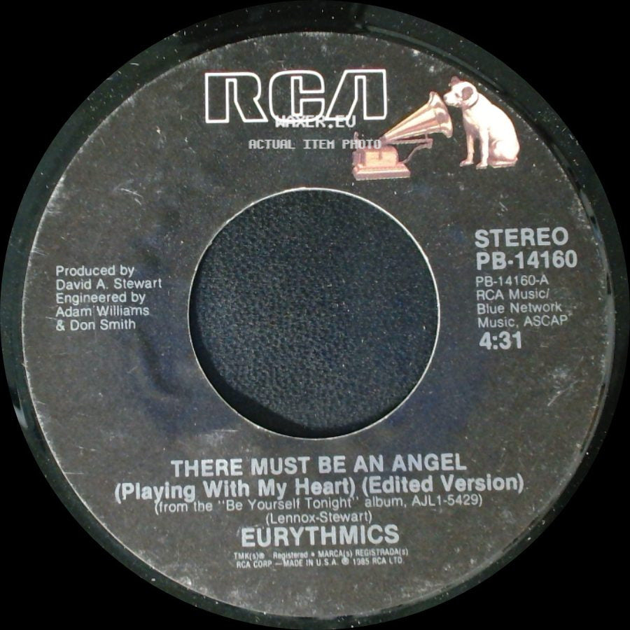 Eurythmics - Grown Up Girls / There Must Be An Angel (Playing With My Heart) (Edited Version) side B