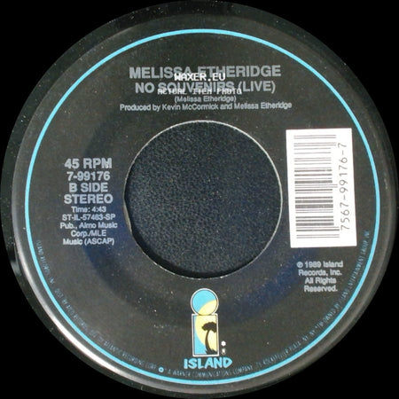 Melissa Etheridge - No Souvenirs / No Souvenirs (Live) side B