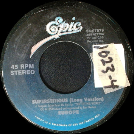 Europe - Superstitious (Long Version) / Lights And Shadows side A