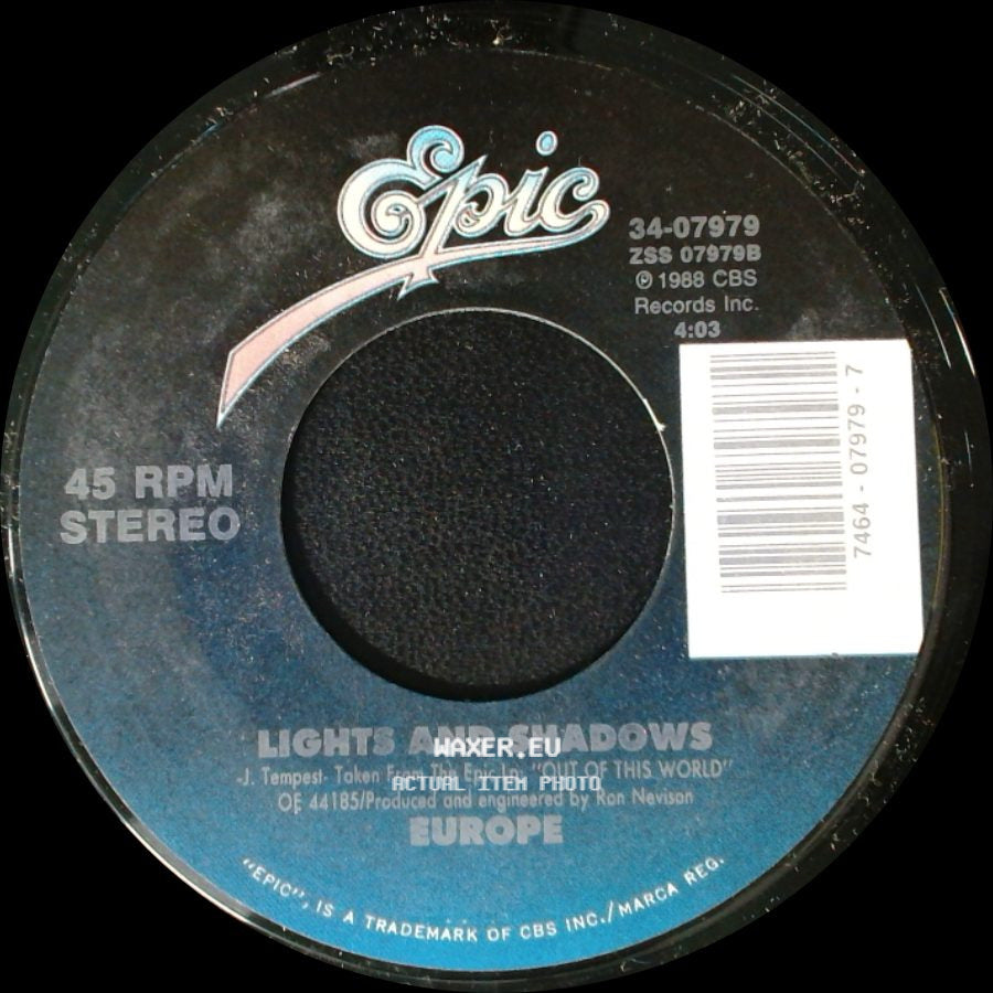Europe - Superstitious (Long Version) / Lights And Shadows side B