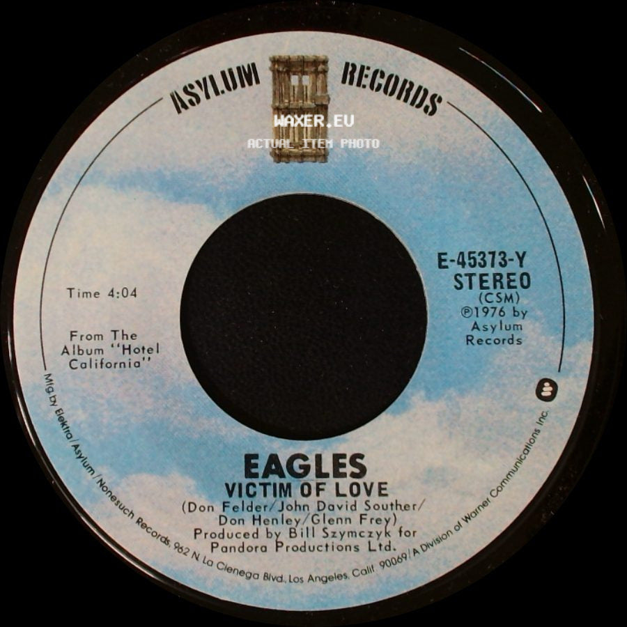 Eagles - Victim Of Love / New Kid In Town side A