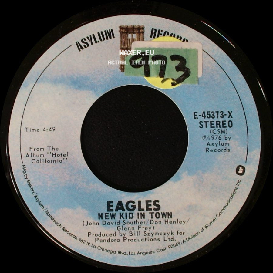 Eagles - Victim Of Love / New Kid In Town side B