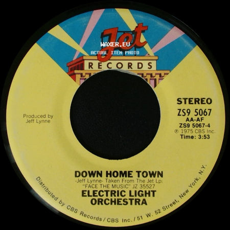 Electric Light Orchestra - Last Train To London / Down Home Town side B