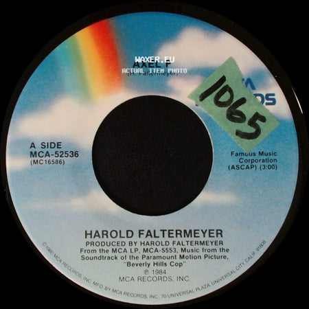 Harold Faltermeyer - Axel F / Shoot Out side A