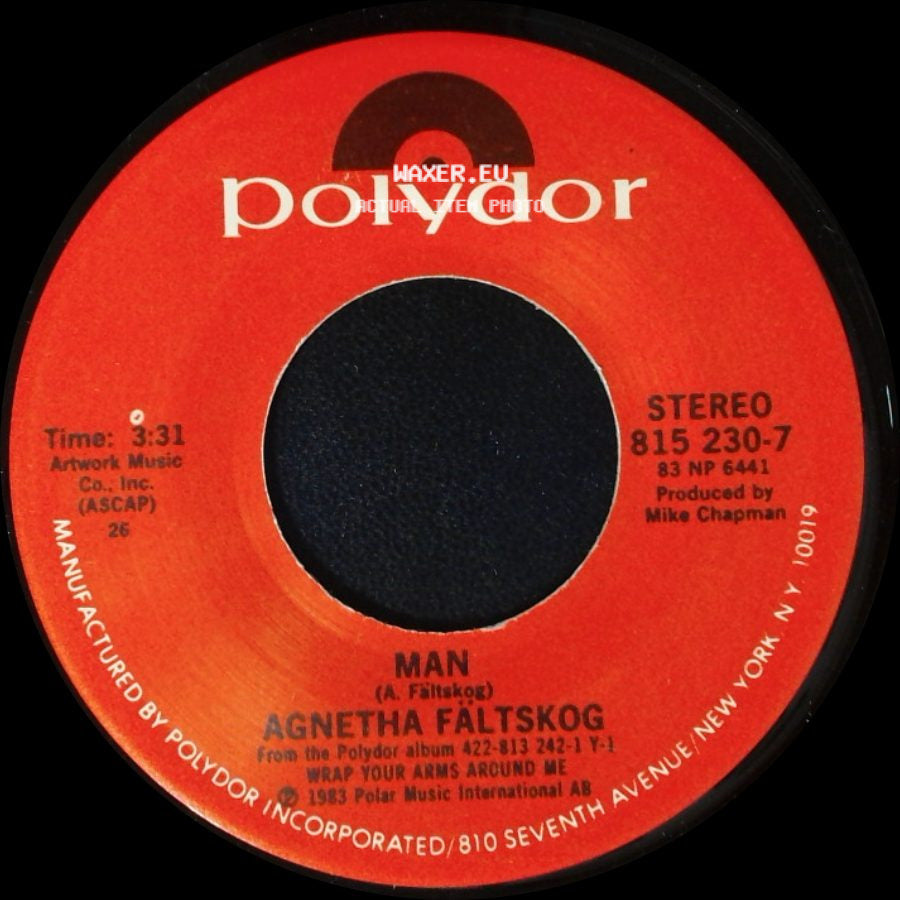 Agnetha Fältskog - Can't Shake Loose (Edit) / Man side B