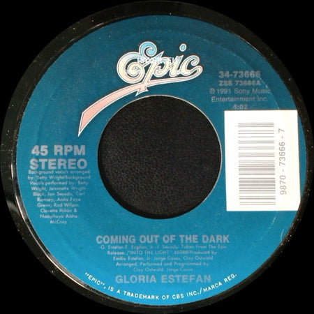 Gloria Estefan - Coming Out Of The Dark / Desde La Oscuridad (Coming Out Of The Dark - Spanish Version) side A