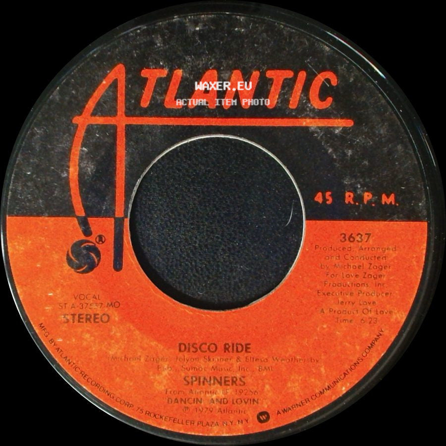 Spinners - Medley Working My Way Back To You / Forgive Me Girl / Disco Ride side B