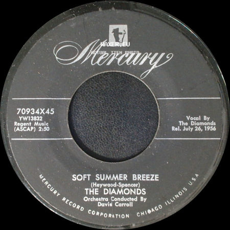 The Diamonds - Soft Summer Breeze / Ka-Ding-Dong side A