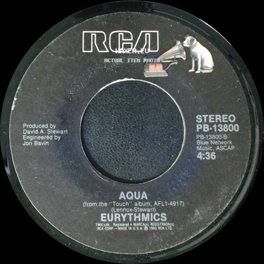 Eurythmics - Who's That Girl? / Aqua side B