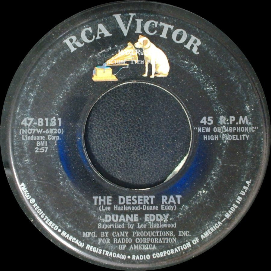 Duane Eddy / Duane Eddy And The Rebelettes - The Desert Rat / Boss Guitar side A