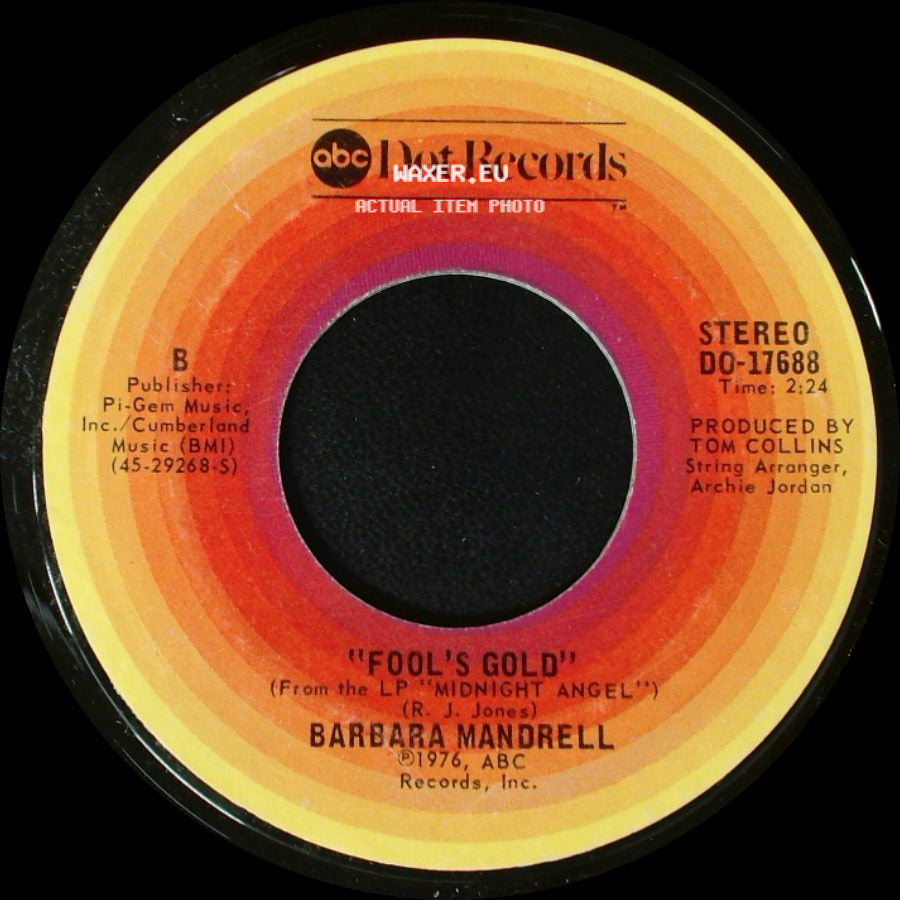 Barbara Mandrell - Married But Not To Each Other / Fool's Gold side B